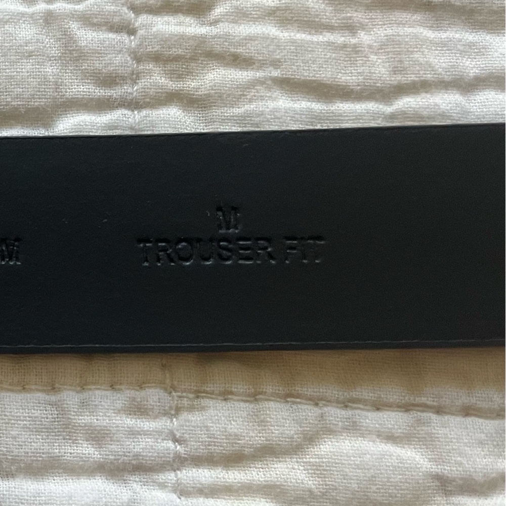 Halogen Double Ring Leather Belt - image 6